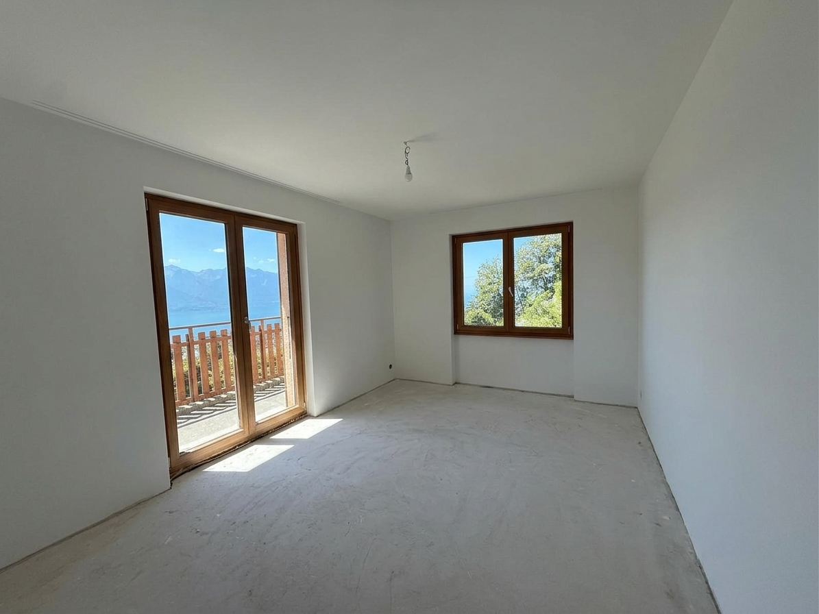 Maison rénovée à Blonay avec vue panoramique sur le lac Léman et les Alpes